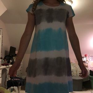 tie dye t-shirt dress